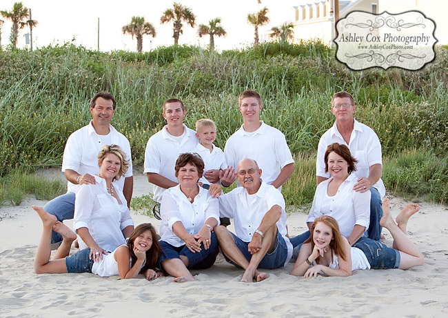 Galveston Family Beach Portraits